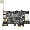 Rinteea - PEX30016 3 porte IEEE 1394 Firewire 1394B e 1394A PCIe 1.1 X1 Scheda TI XIO2213B Chipset richiede driver legacy