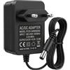 Kirunvia Netzadapter, 24 V, 0,5 A, 12 W, Stromversorgung AC DC für Diffusor und LED | Protezione da Sovratensione, Cavo con Anima in Rame, Connettore Jack DC 5,5mm, Spina Europea, Router WiFi Telecamere Casa