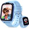 pmstuy Orologio da polso per bambini, GPS 4G, chiamata video SOS, gatto familiare | localizzazione in tempo reale, chiamata vocale, zona di sicurezza, giochi, modalità classe, telefono, sveglia, ip68