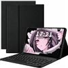 Vizbloc Custodia per Galaxy Tab S11 con tastiera antiurto | Pelle PU, sottile, antiurto, durevole, tastiera staccabile, protezione completa, supporto regolabile multi-angolo