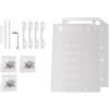 Sunmeit 3,5 Pollici HDD Hard Drive Cage 8X3,5 Pollici HDD Cage Rack DIY Hard Disk Case per BTC Mining Computer Storage Expansion