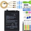 H&LYCYJ Batteria per Redmi Note 12 5G/Poco X5 Pro 5G BN5J | 5000mAh Portare kit di strumenti，Sostituire la batteria，Polimero al litio，per modelli:22111317I 22111317G