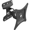 Drall Instruments Supporto a Parete per moniteurs PC et téléviseurs à écran Plat a LED LCD OLED 13 15 17 18 19 20 22 24 Pollici 360 ° Girevole inclinabile Nero Modello: S56B