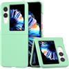 COQUE Custodia per ZTE nubia Flip2, Sottile custodia telefono antiscivolo con schermo pieghevole ultrasottile per ZTE nubia Flip2-Verde chiaro