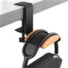 Linkidea Supporto per cuffie Linkidea compatibile con Apple AirPods Max, porta-cuffie in legno con morsetto, gancio sotto scrivania per gaming, ufficio e tavolo (faggio)