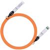 ipolex Cavo in Rame 10G SFP+, DAC SFP+ Arancia, Cavo in Rame ad Attacco Diretto 10GBASE-CU, Cavo Twinax passivo 10Gb/s Compatibile con Cisco, Ubiquiti, Meraki, Mikrotik, Intel etc. 3-Metro, 1-Pack.
