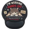 Yimomoyi Tappetino Mouse con Poggiapolsi, Ergonomico Gaming Mouse Pad | Tappetino Mouse con Supporto per il Polso in Silicone, Base di Gomma Antiscivolo per PC & Laptop, Ufficio Domestico & Gaming