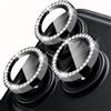 Coiwxmoi Protezione Fotocamera per iPhone 18 Pro/18 Pro Max,Pellicola Vetro Glitter Copri Telecamera Camera Proteggi Obiettivo HD Trasparente Lente Durezza 9H Anti-graffio Bling Diamond,Nero