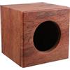 Lurrose Empty Speaker Box in Legno Stile Strisce da 4 Pollici per Sistemi Audio Auto Contenitore Resistente alle Vibrazioni Adatto per Viaggi e Apparecchiature Audio