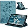 LSPCASA Custodia per Lenovo Idea Tab Plus 12,1 2025 TB361ZU TB361 | Custodia a libro in pelle sintetica con funzione leggio, portapenne, scomparti per carte di credito, per Lenovo Idea Tab Plus