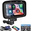 CAMECHO CarPlay Wireless per Moto con Schermo Tattile HD da 7 Antiriflesso e Impermeabile, Comandi Fisici, Bluetooth, IP67, Navigatore GPS per Moto con Android Auto e TPMS