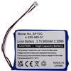 MUKUZI Batteria compatibile con console di gioco So-ny PSP E1008, E1004, E1002, E1000, E1003 4-285-985-01 (ricambio per SP70C)