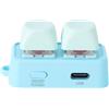 Jectse Girapagina Bluetooth, Tastiera Macro a 2 Tasti con | Design Compatto in ABS, Batteria Ricaricabile da 230 MAh, per Lettura di Spartiti o Ingresso Macro di Gioco