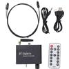ASHATA Ricevitore Trasmettitore Bluetooth 5.3, Adattatore Bluetooth 2 in 1, Convertitore da Digitale Ad Analogico con Porte USB AUX Coassiali in Fibra per Cuffie Altoparlante Computer