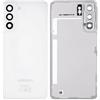 SPES Original Coperchio della Batteria per Samsung Galaxy S21 FE 5G G990B Bianco Coperchio Posteriore,Coperchio della Batteria/Pellicola Adesiva