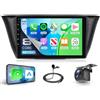 Rimoody 6G+128G 8 Core Android Autoradio per IVECO Daily/KLen RV 2013-2021 Carplay, 9 Pollici Schermo Android Auto Senza Fili Bluetooth FM/RDS/EQ/DSP WiFi GPS Panoramica a 360° Comandi al Volante Retrocamera