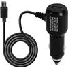 Beferich Cavo di Alimentazione Auto USB-C per Dash Cam BEIFERICH J18 | Adattatore Accendisigari 12V/24V a 5V/2A | Compatibile con Videocamere da Cruscotto | Cavo di Sostituzione Universale da 3.5 Metri