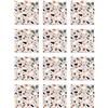 Panorama Adesivi per Piastrelle in Vinile PVC Set di 24 Piastrelle di 20x20cm Pietre Rosa - per Cucina e Bagno - Stikers per Pareti - Mattonelle Adesive