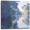 Printed Paintings Stampa su Tela Claude Monet - Mattina sulla Senna