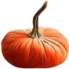 Qwertfeet Zucche di Velluto per Decorare, Zucche Artificiali Fatte Un Mano, Decorazioni per La Casa Ringraziamento di Autunnale (Arancione)