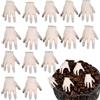 Generico Mani Piccole Orripilanti Halloween | Mani Finte per Decorazioni di Halloween,15 Pezzi Miniatura Horror Figurine per Tavolo da Esposizione e Casa Stregata Interna