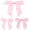 G2PLUS Fiocchetti Nastro Raso,8.5cm Fiocchetti Decorazione Rosa,50PCS | Fiocchi per Artigianato con Filo di Ferro per Matrimonio,Decorazione di Vacanza Imballaggio Regalo