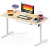 MAIDeSITe Scrivania elettrica regolabile in altezza, 140 x 70 cm, scrivania RGB con LED, scrivania per gamer, per casa, ufficio, tavolo per computer per soggiorno