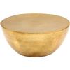 Solivagant Tavolino da Salotto in Alluminio Martellato 70x30 cm Ottone,Oro,8.6kg