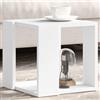 Generico Tavolino da Salotto Bianco 32x32x30 cm in Legno Multistrato,Bianco,3.7kg,848143