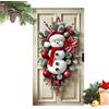 Generico Decorazione Porta Natale, 180cm Pupazzo di Neve Grande per Casa, Banner Decorazione per Porta D'ingresso Casa, per Interno Esterno Camera Lettos Soggiorno Patio
