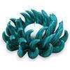 SICILIA BEDDA CAPACI Anemone di Mare portacandela in Pregiata Ceramica Ø 12/15 cm e h 7 cm ca. (1Unità) con 9 opzioni Colore - Verde