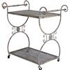 PALAZZO INT Carrello da Cucina Trolley Shabby Chic Vassoio su Ruote Palazzo -