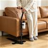 Reomdara Supporto alzati divano per anziani con portabicchieri, altezza regolabile 6 livelli (63-89 cm), portata fino 181 kg, struttura robusta - Ausilio alzata per divano, poltrona, per anziani e pazienti