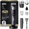 Braun Serie 9 PRO All-in-One Kit per la cura della barba e del corpo, da uomo, con rasoio Gillette Labs, AIO 9555