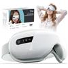 IVJ Massaggiatore Occhi Chauffant con Musica Bluetooth | Maschera Occhi Riscaldante Pieghevole per Migliorare la Qualità del Sonno, Regalo per Mamma Papà