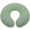 CLISPEED Cuscino Facciale Ergonomico Verde con Apertura per Tavoli Estetici | Nucleo in Memory Foam e Poliestere, Morbido e Traspirante, per Saloni e Ufficio, Recupero Postchirurgico