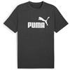 PUMA Ess No. 1 Logo Heather Tee, Magliette Unisex - Adulto, Dark Gray Heather,