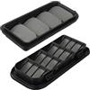 KMDZDZGS Griglia di ventilazione per quarto posteriore, 2 griglie di ventilazione posteriori per VW Golf MK7 2015-2021 Tiguan Crafer 7N0819465F, per Audi A1 A3 Q3 Q4, per Seat Skoda 7N0819465 7N0819465E