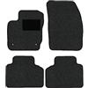 Alpha-Tex Produktions- und Handels GmbH Tappetini adatti per Ford Tourneo Courier Tipo B460 (Costruzione 2014 - attuale), Hit antracite | 4 pz. | Bordo nero | 2x serratura a scatto