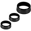 CRRYUQWWM Ricambi Auto 3 Pezzi Per Jeep Per Grand Per Cherokee 2014-2021 Anello Copri Manopola Climatizzatore Auto Adesivo Protezione Interruttore Controllo Riscaldamento CRRYUQWWM(Black)