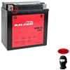 farbrothersonline COMPATIBILE CON PIAGGIO Liberty 4T RST PTT 125 dal 2005 al 2011 BATTERIA GIA' PRONTA ALL'USO MALOSSI MB9-B(YB9-B) IN GEL ATTIVATA IN FABBRICA BATTERIE 9 AH 12V