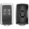 Ruiya Compatibile con 2018-2026 2027 Dacia Duster 3 Duster 2 | Dacia Bigster Cover Chiavi auto Chiave in TPU Portachiavi Cover per Chiavi Ricambio Coprichiave Duster Accessori , Argento-Con fori