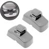 MKAREPART Gancio per aletta parasole anteriore, nero o grigio, 3B0857561B 3B0 857 561B (grigio)