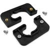 Generico Kit Coppia DX e SX Ganci RINFORZATI Cappelliera compatibili per Fiat 500X | Fissaggio su Asole Originali, Senza Forature, Viti M3 Inox Incluse, Montaggio in 1 Minuto, Garanzia 3 Anni