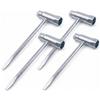 JIAC 4 Pezzi Chiave per Motosega Chiave per Candele 2 in 1 Universale 13 x 19mm Chiavi a T Attrezzi per Motosega Set Chiavi Combinata Motoseghe per Motocicli,Auto,Tagliaerba