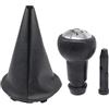 Nwirmtm Leva Pomello Cambio Per Peugeot Partner Tepee Per Citroen Berlingo B9 2011 2013 2015 Pomello Del Cambio A 5 Marce Cuffia Leva Cambio Multispace(1 Kit)