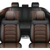 FUNEAER Coprisedili Auto per Renault-Clio 2000-2024,5 Posti Coprisedili Auto Universali in Pelle,PU Copri Sedile Auto Compatibile Airbag,Traspirante Anti-graffio,Facile Installazione