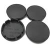 IUSOT Karrychen 4pcs 56mm Car Wheel Center Hub Caps Universal Vehicle Tyre Tire Rim Cover - Dark