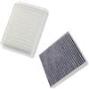 ZYNCUE Set di filtri dell'aria per motore e abitacolo, per xD 2007-2017, confezione da 2, 87139-0D030/87139-YZZ08/17801-21050, efficienza di filtrazione del 95%