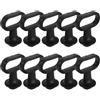 YARNOW Clip Guida Cavo Tachimetro Assorbimento Urti e Resistenza alle Intemperie per Moto 10 Pezzi in Gomma Nera Dimensioni 5,50x4,00x2,70 Cm per Parafango Anteriore